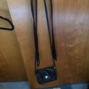 Small crossbody bag with belt